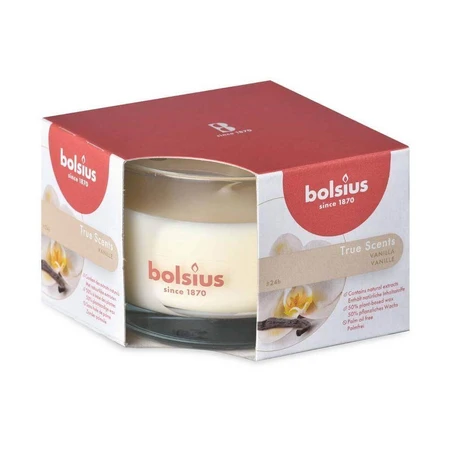Bolsius Aromatic 2.0 Скло 90x63мм Ваніль, ароматична свічка 1×1 шт, ароматична свічка: ціни та характеристики