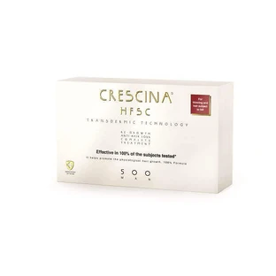 Комплексное лечение Crescina Transdermic Man HFSC 500, 10 + 10 флаконов, Labo