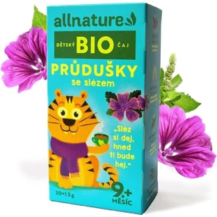 Allnature BIO Дитячий чай Синуси зі сльозами 20×1,5 г, дитячий чай