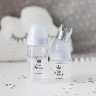 Canpol babies Пляшечка дитяча EasyStart Royal Baby синя 240 мл