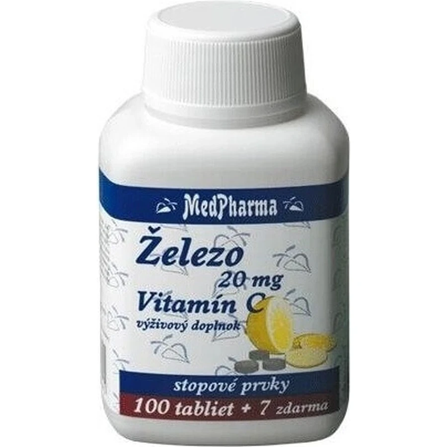 MedPharma ELEZO 20MG + Vit. C 1×107 табл, ЭЛЕЗО + Витамин C: цены и характеристики