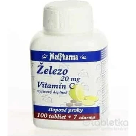 MedPharma ELEZO 20MG + Vit. C 1×107 табл, ЭЛЕЗО + Витамин C: цены и характеристики