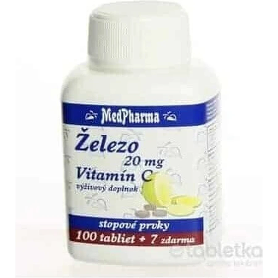 MedPharma ELEZO 20MG + Vit. C 1×107 табл, ЭЛЕЗО + Витамин C: цены и характеристики