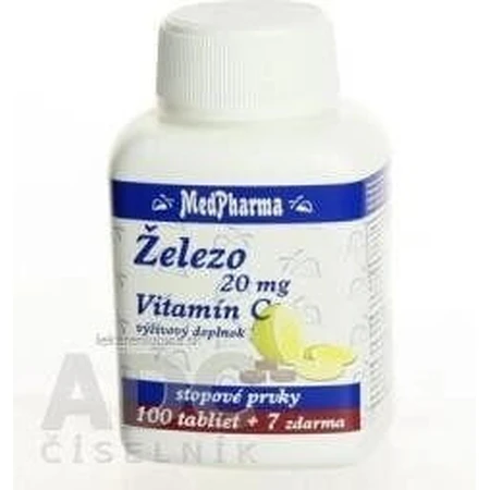 MedPharma ELEZO 20MG + Vit. C 1×107 табл, ЭЛЕЗО + Витамин C: цены и характеристики