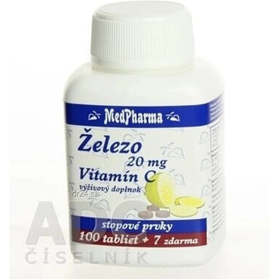 MedPharma ELEZO 20MG + Vit. C 1×107 табл, ЭЛЕЗО + Витамин C: цены и характеристики