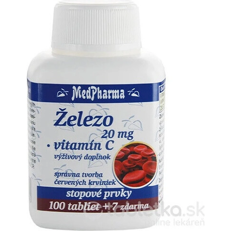 MedPharma ELEZO 20MG + Vit. C 1×107 табл, ЭЛЕЗО + Витамин C: цены и характеристики