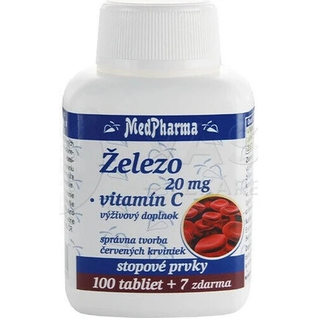 MedPharma ELEZO 20MG + Vit. C 1×107 табл, ЭЛЕЗО + Витамин C: цены и характеристики