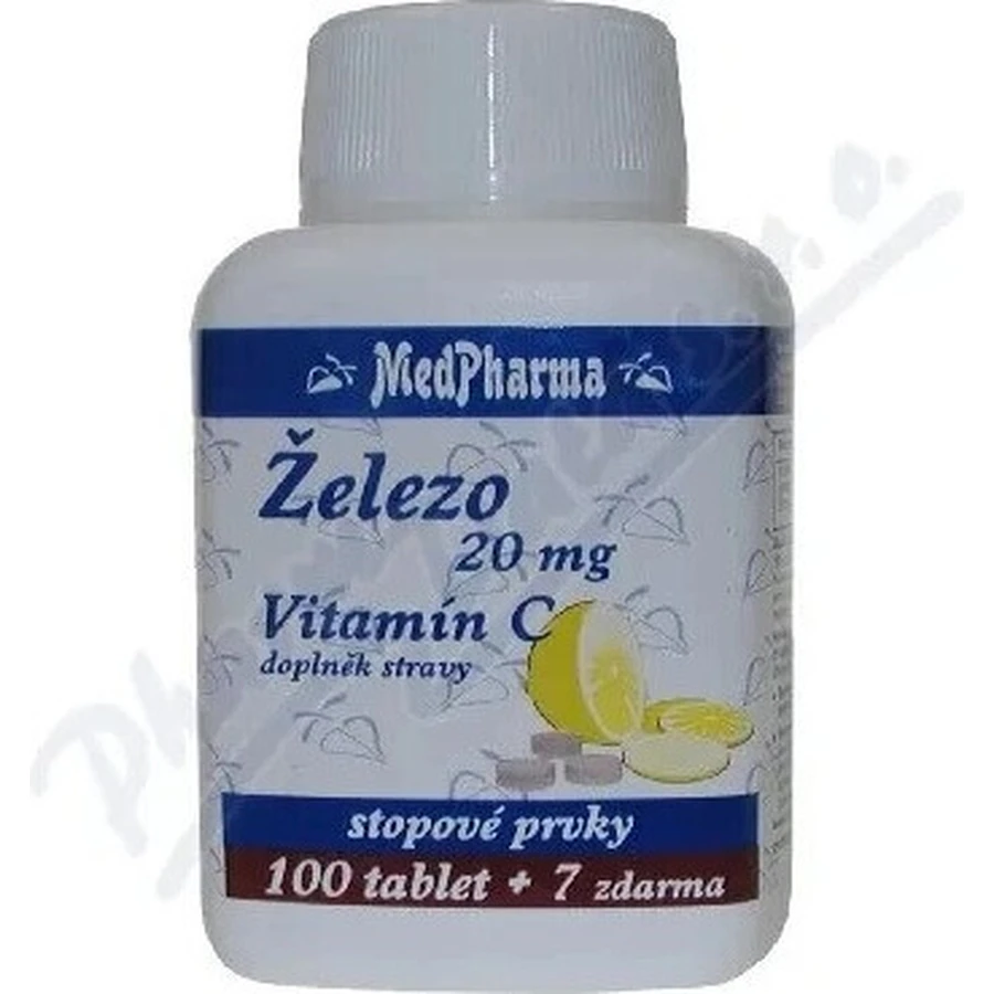 MedPharma ELEZO 20MG + Vit. C 1×107 табл, ЭЛЕЗО + Витамин C: цены и характеристики