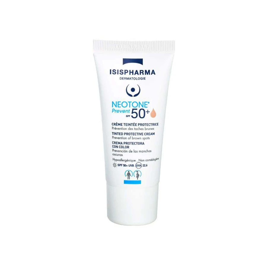 Isispharma Neotone Prevent, защитный тональный крем, красный оттенок, SPF 50+, 30 мл: цены и характеристики