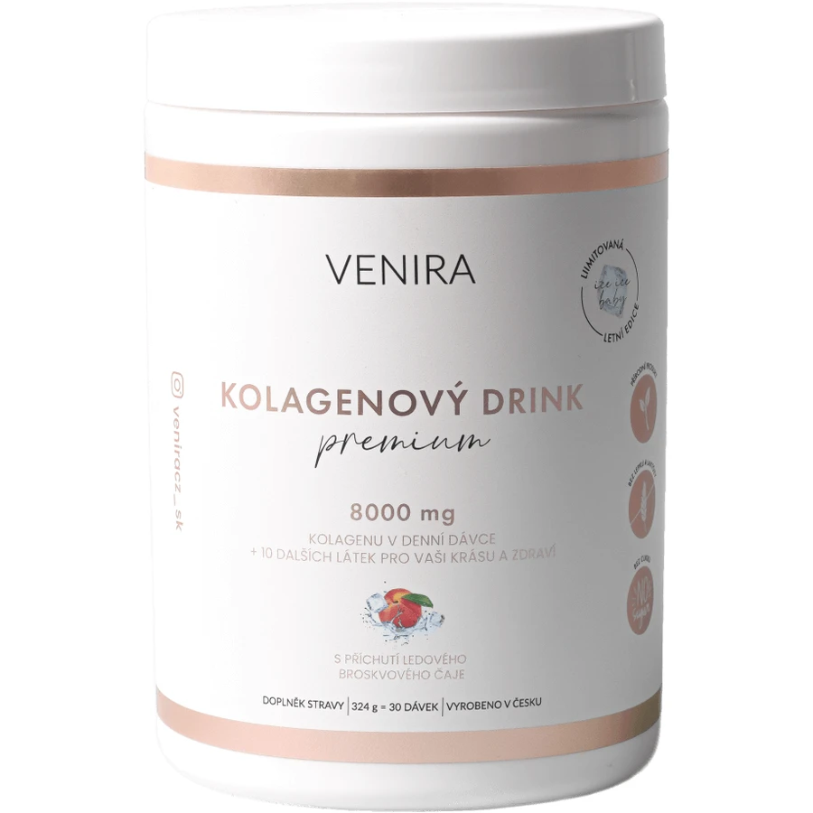 Venira Premium коллагеновый напиток с персиком и 324 г: цены и характеристики