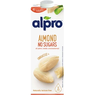 Миндальный напиток Alpro несладкий - немытый 1 л