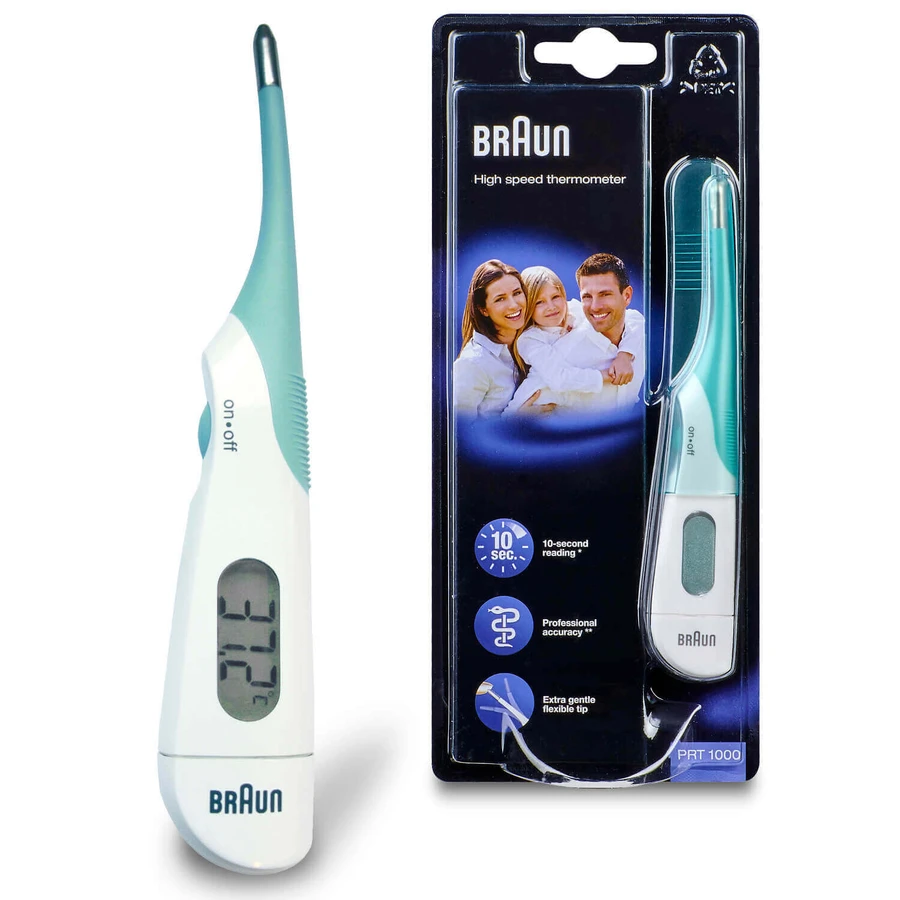 Цифровой термометр Braun 3 в 1 с гибким наконечником: цены и характеристики