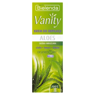 Крем для удаления волос Bielenda Vanity Aloe Vera, 100 мл