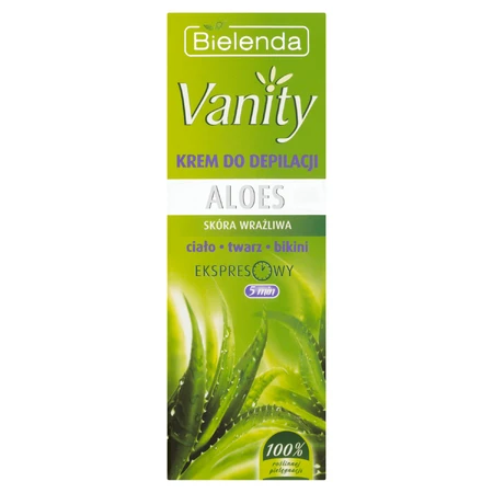 Крем для удаления волос Bielenda Vanity Aloe Vera, 100 мл: цены и характеристики