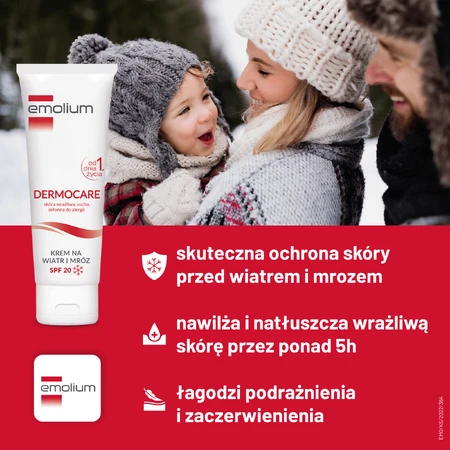 Emolium Dermocare крем от ветра и мороза SPF 20, 75 мл: цены и характеристики
