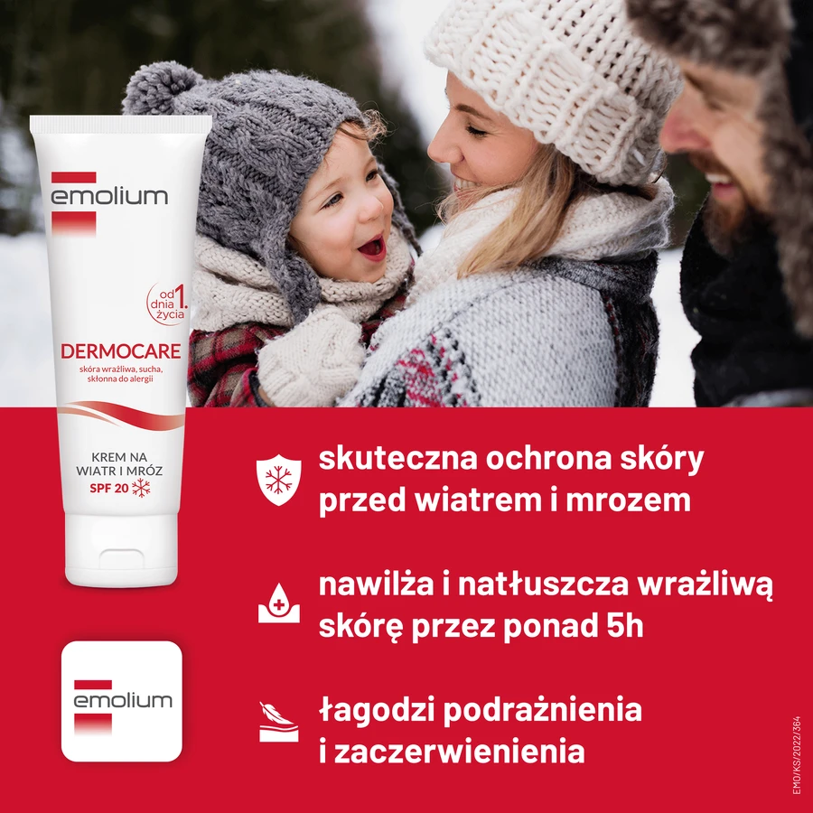 Emolium Dermocare крем от ветра и мороза SPF 20, 75 мл: цены и характеристики