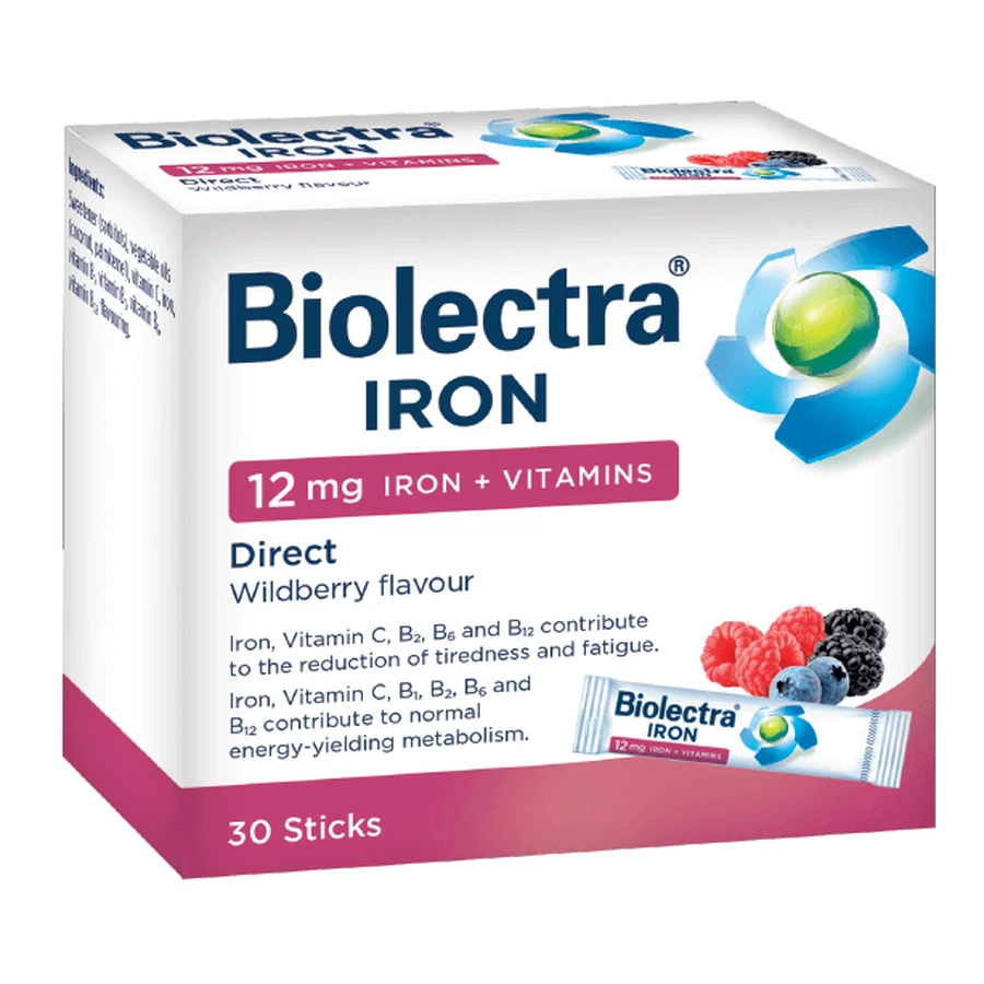 Залізо Biolectra, 30 пакетиків, Hermes Arzneimittel: ціни та характеристики