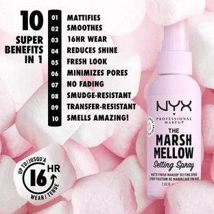 NYX Professional Makeup Marshmellow Setting Spray Фиксирующий спрей 05 60 мл