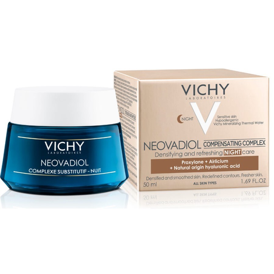 Крем для лица Vichy Neovadiol Ночной антивозрастной с компенсирующим эффектом для кожи всех типов, 50 мл: цены и характеристики