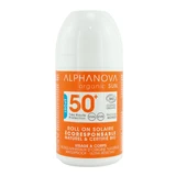 Alphanova Sun Extreme Sport Bio, сонцезахисний крем, гіпоалергенний, роликовий SPF 50+, 50 г