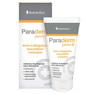 Paraderm Psoric D, крем з дьогтем, сечовиною та іхтіолом, 85 г