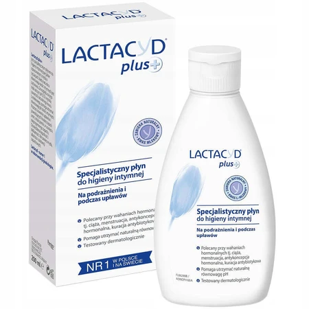 Lactacyd Plus+, специализированный лосьон для интимной гигиены, 200 мл: цены и характеристики