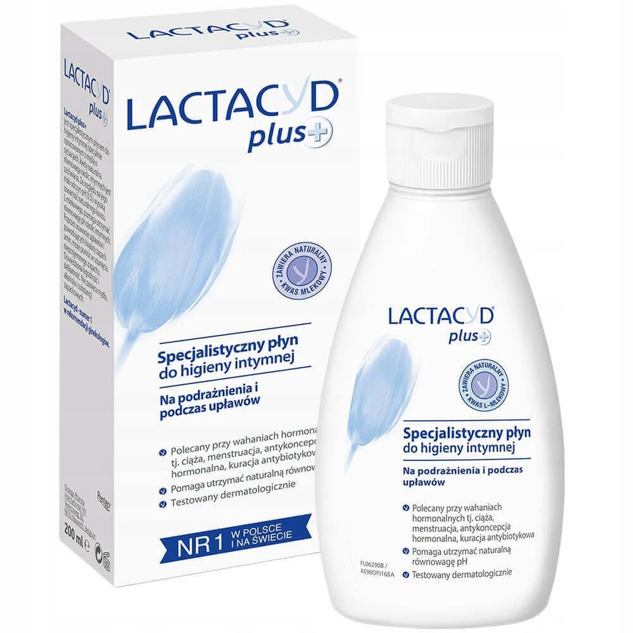 Lactacyd Plus+, специализированный лосьон для интимной гигиены, 200 мл: цены и характеристики