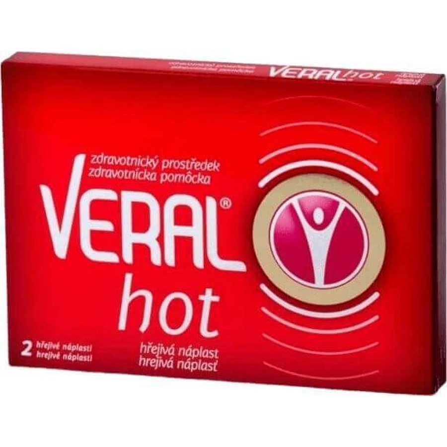 Пластир зігріваючий Veral HOT 2 шт: ціни та характеристики
