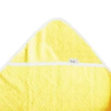 Полотенце детское с капюшоном, 80х100 см, желтое, Tuxi Brands