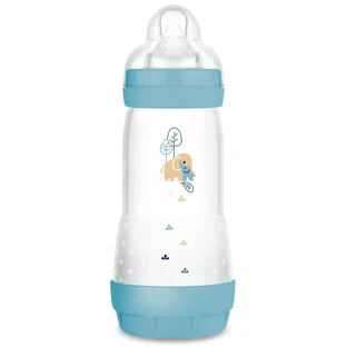 MAM Perfect Start Anti-Colic, пляшечка проти кольок, з силіконовою соскою, Planet Love, хлопчик, від 4 місяців, 320 мл