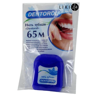 Зубная нить Dentorol, 65 м