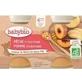 Фруктовые закуски Babybio персик, яблоко 2 x 130 г