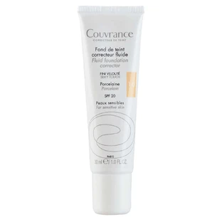 Флюид тональный корректор SPF 20 Couvrance, Porcelaine 1.0, 30 мл, Avene
