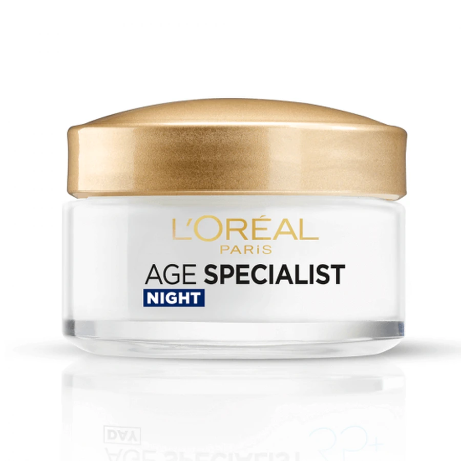 Age Specialist 55+ Восстанавливающий ночной крем против морщин Age Specialist 55+, 50 мл, Loreal: цены и характеристики