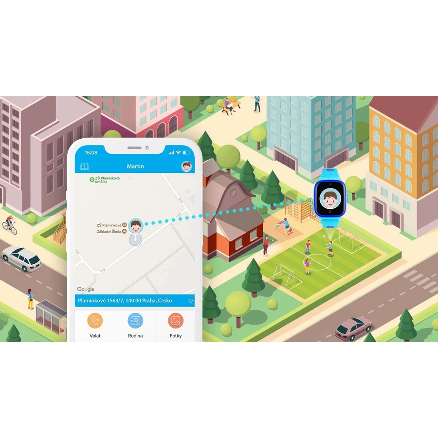 Niceboy Kids Patrol Smart Watch Blue: цены и характеристики