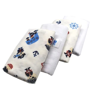 Пелюшка дитяча багаторазова, 70x80 см, 4 штуки, Baltic Bebe