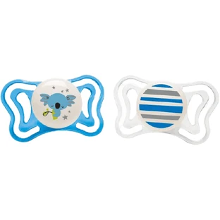 Chicco Physio Light силиконовая пустышка Noni для мальчика 6-16м+ 2 шт