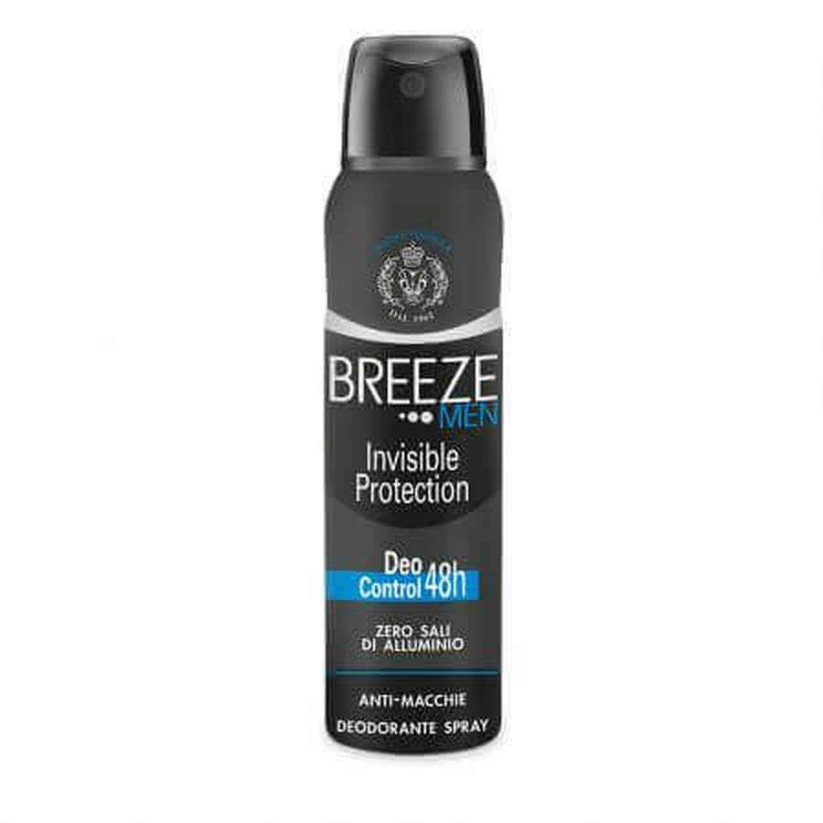 Дезодорант-спрей для чоловіків Невидимий захист, 150 мл, Breeze: ціни та характеристики