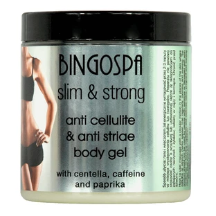 Bingospa Slim&Strong, антицеллюлитный эль для тела с центеллой и кофеином, 250 г