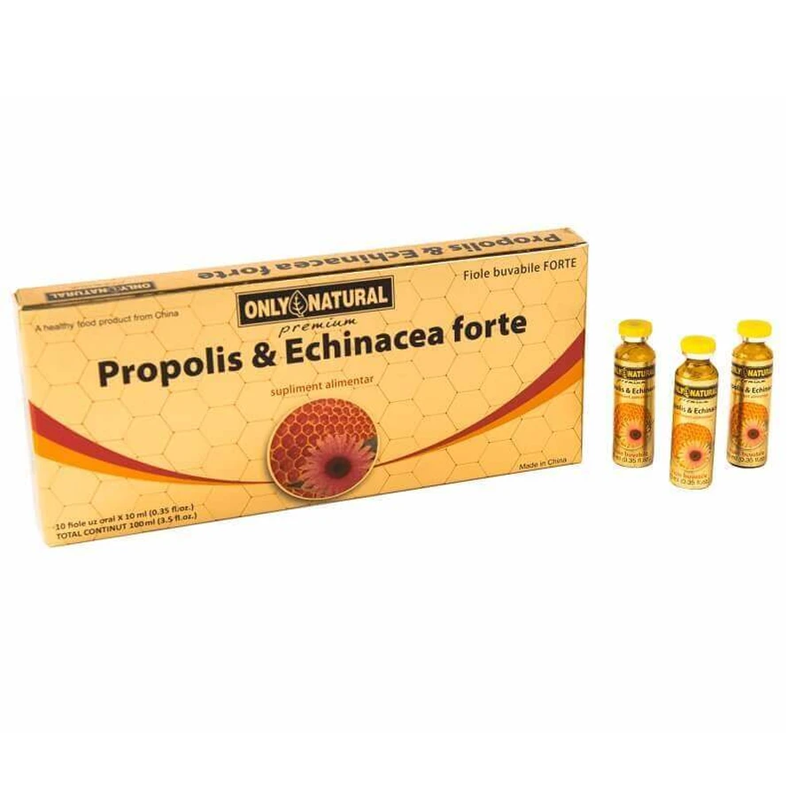 Прополіс та ехінацея форте, 10 флаконів, Only Natural: ціни та характеристики