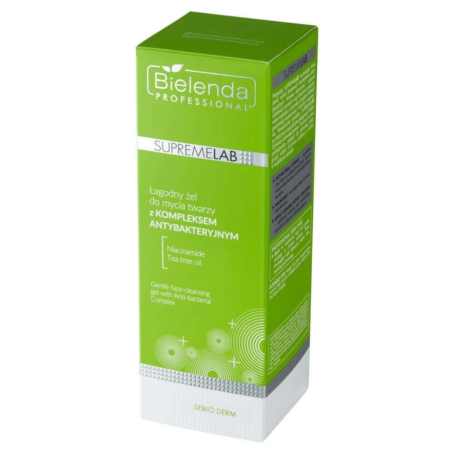 Bielenda SupremeLab Sebio Derm гнучка пінка для вмивання з антибактеріальним комплексом, 200 г: ціни та характеристики
