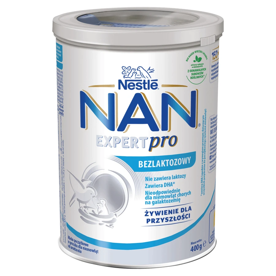 Nestle NAN Expertpro Безлактозное детское молоко с рождения, 400 г: цены и характеристики
