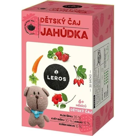 LEROS ДИТЯЧИЙ ЧАЙ ЯХІДКА 20×2г, чай: ціни та характеристики