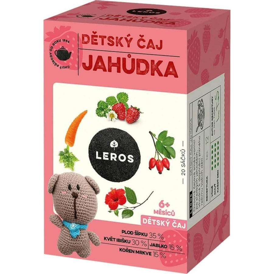 LEROS ДИТЯЧИЙ ЧАЙ ЯХІДКА 20×2г, чай: ціни та характеристики
