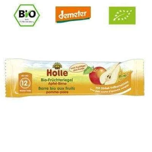 Эко батончик со злаками, яблоками и грушами, +12 месяцев, Holle Baby Food