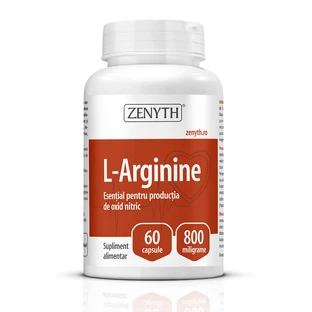 L-аргинин, 60 капсул, Зенит