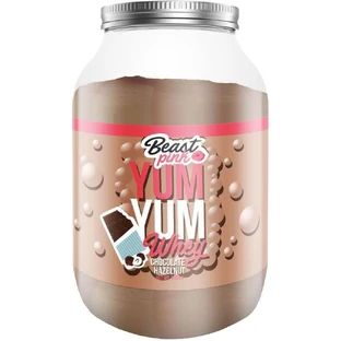 GymBeam BeastPink Yum Yum Yum Сироватка з білим шоколадом кокос 1000 г