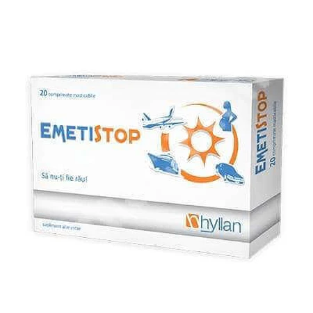 Еметистоп (Metistop), 20 таблеток, Hyllan: ціни та характеристики