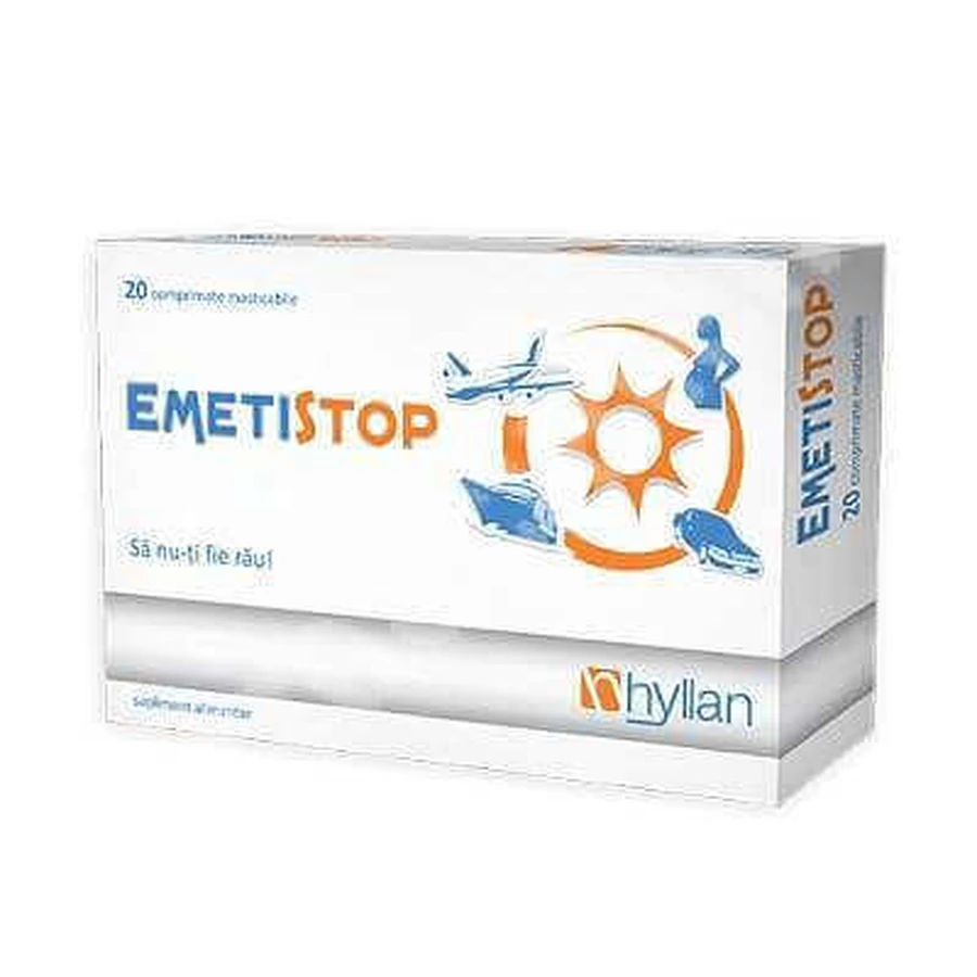 Еметистоп (Metistop), 20 таблеток, Hyllan: ціни та характеристики