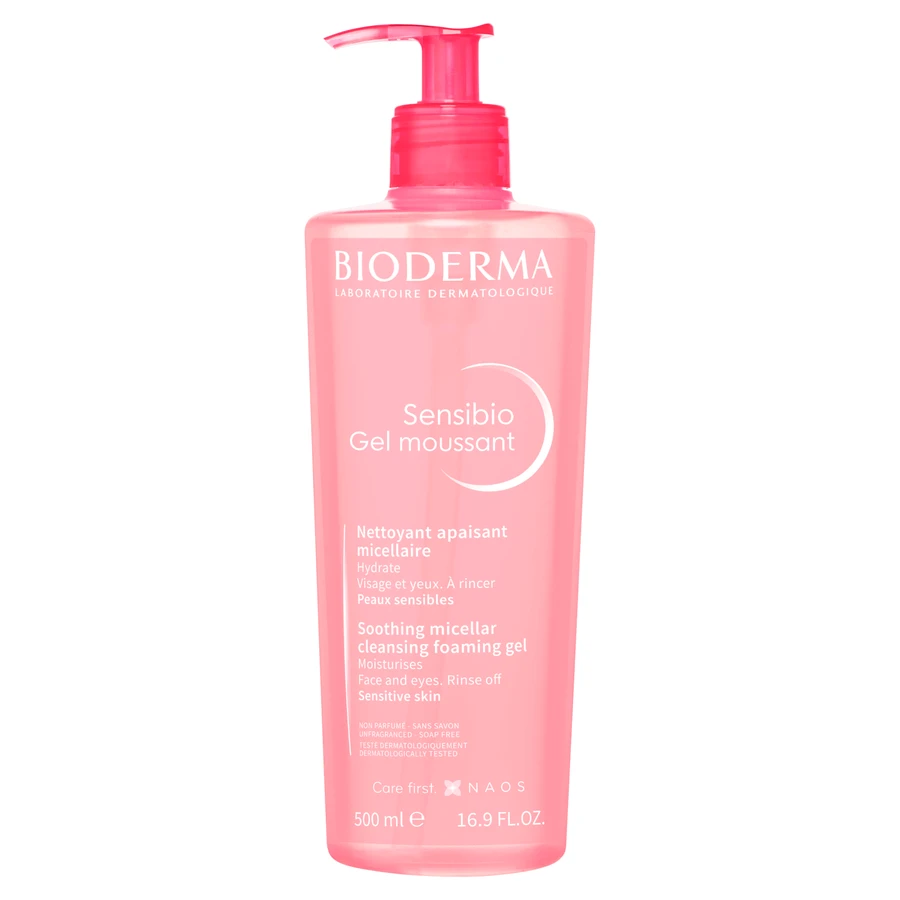 Гель для умывания Bioderma Sensibio Gel Moussant, увлажняющий, 500 мл: цены и характеристики